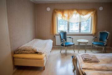 Фото номера Четырехместный номер с общей ванной комнатой Отель Saarijärven Ruustinna Oy г. Saarijärvi 4